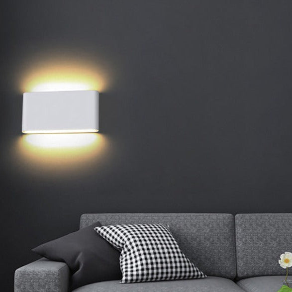 Moderne LED Außenwandleuchte, wasserdicht, nach oben und unten strahlend