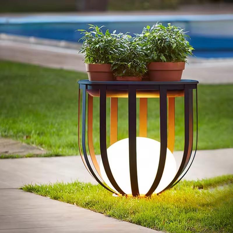 Solarbetriebene, wetterfeste Gartenleuchte