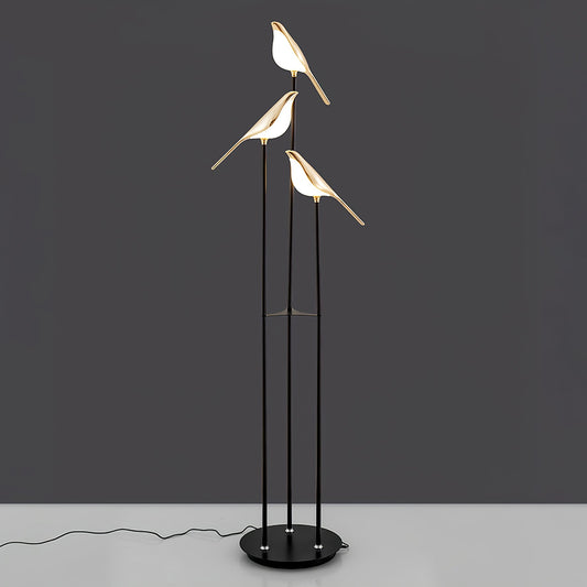 Torchiere Floor Lamp, Magpie Perch Design
 - OnyxLampen